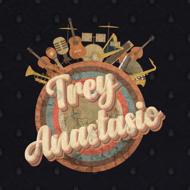 Music Tour Vintage Retro Style // Trey Anastasio by kumurkumur